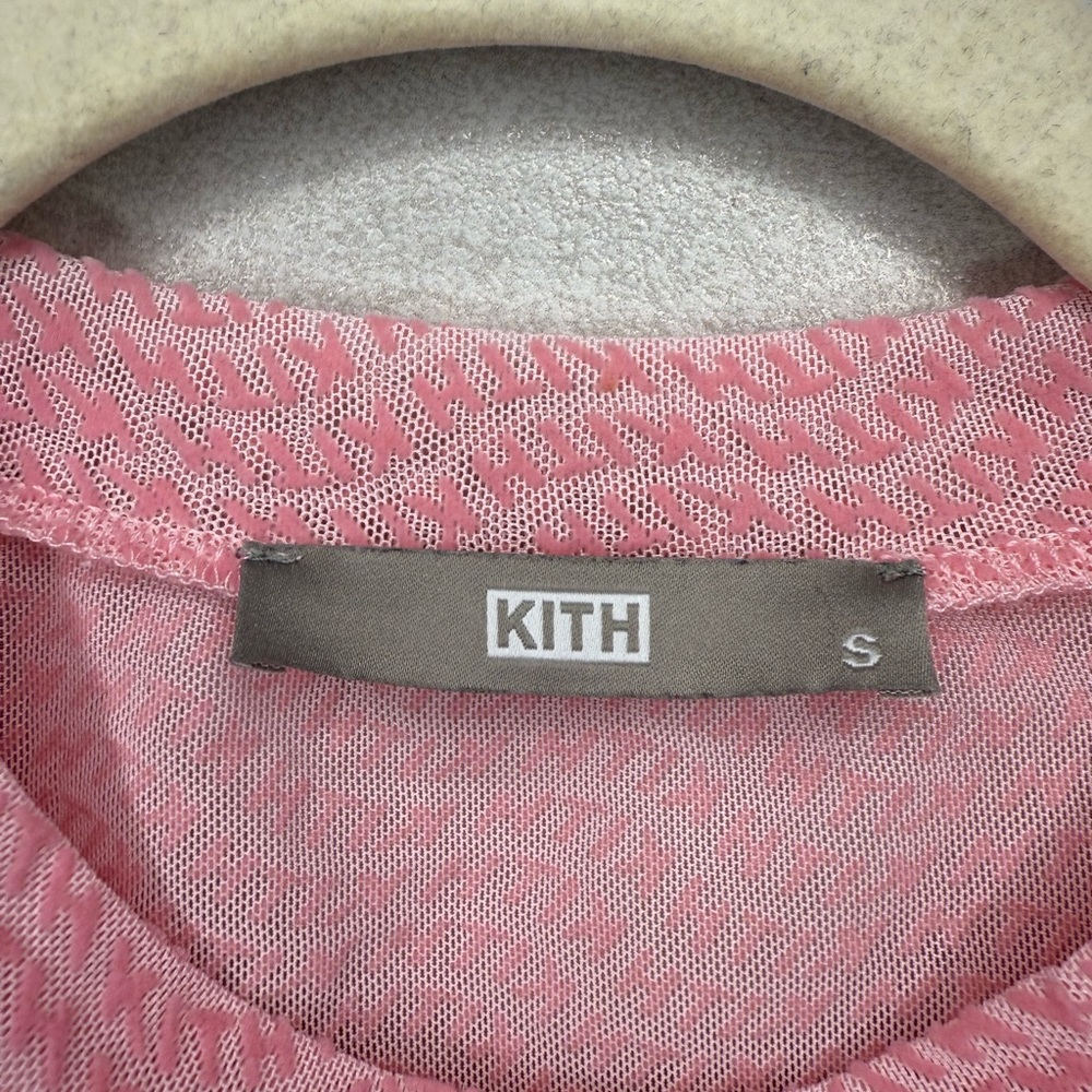 Worn Once - Kith Pink Wave Pattern Women's Tee - Picture 2 of 3